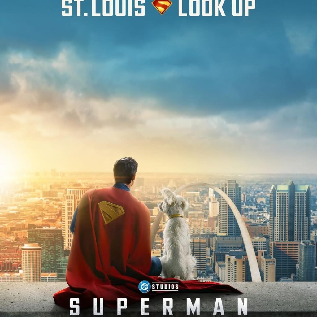 Poster resmi Superman 2025 versi James Gunn