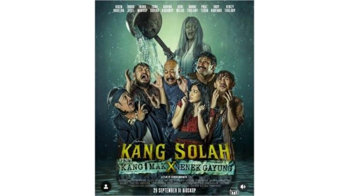 Poster film Kang Solah 2025 horor komedi Indonesia terbaru