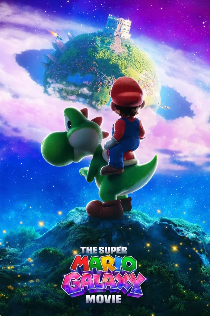 The Super Mario Galaxy Movie 2026 menampilkan Mario dan teman-temannya dalam petualangan luar angkasa