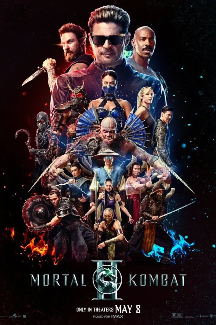 Review film Mortal Kombat II 2026 menampilkan Johnny Cage dan Scorpion dalam pertarungan brutal di arena Outworld