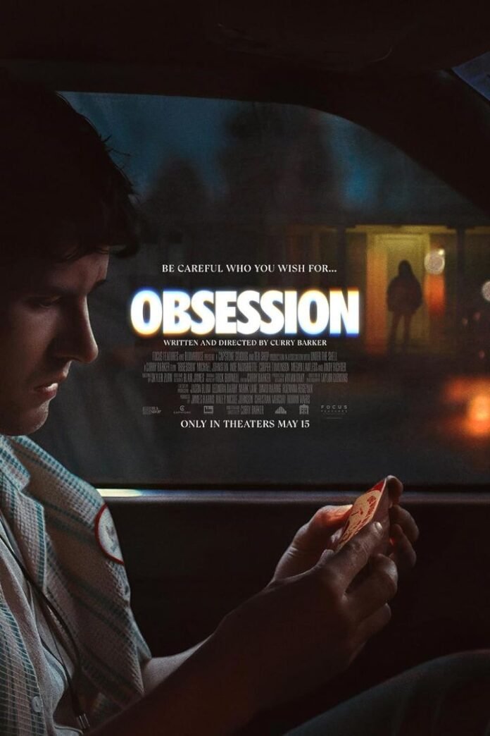 Adegan menegangkan Michael Johnston dan Inde Navarrette dalam film Obsession 2026 garapan Curry Barker.